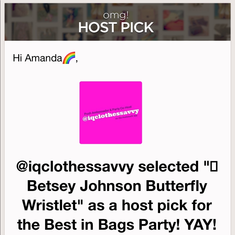 PARTY SALE!! Betsey Johnson Butterfly Wristlet - Picture 7 of 7